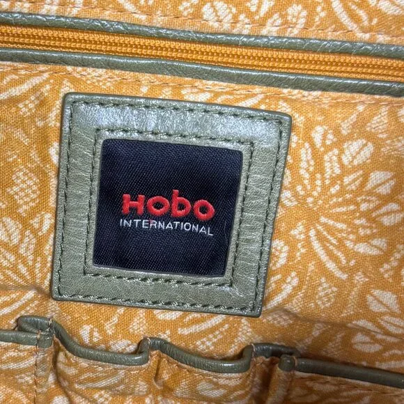 HOBO Green Leather Shoulder Bag - Picture 4 of 8
